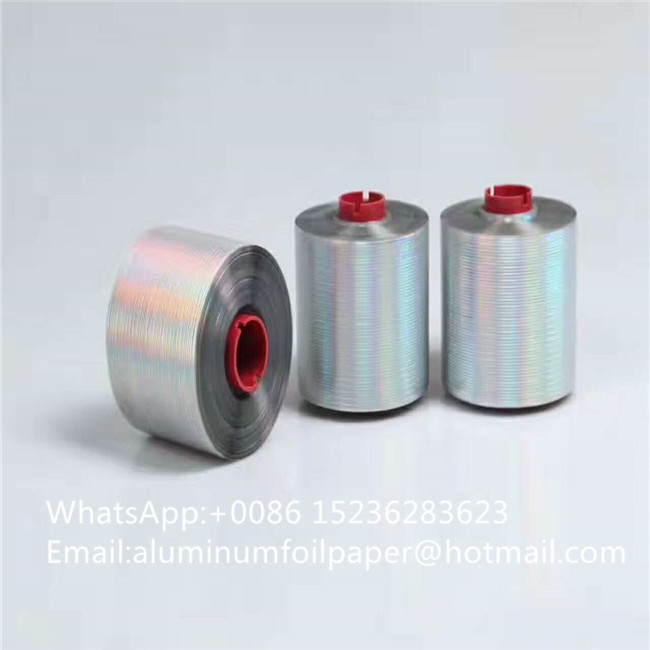 2.5mm easy open Laser holographic adhesive tear off tape bopp packing tape