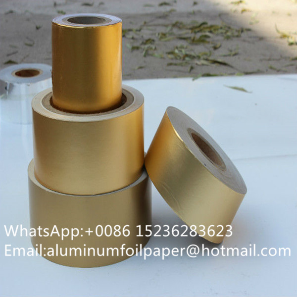 golden tobacco aluminium foil paper cigarette foil paper